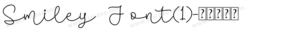Smiley Font(1)字体转换